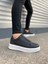 JY007 Alba Bağcıksız Cilt Erkek Günlük Sneaker Ayakkabı Cbt Siyah 1