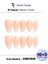 15'li Ten Rengi Kısa Badem KBD1549 Tekrar Kullanılabilir El Yapımı Protez Takma Tırnak - Ten Rengi-XS 1
