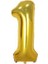 Rakam Balon Folyo 40'' Gold 1 1