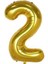 Rakam Balon Folyo 40'' Gold 2 1