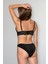 Siyah Bralet Sütyen Slip Külot Takım 2