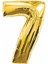 Rakam Balon Folyo 40'' Gold 7 1