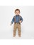Jeans Gömlek Gabardin Pantolon Erkek Bebek Takımı M00774 1