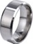 Gümüş Renkli 316L Kalite Paslanmaz Erkek Çelik Alyans Yüzük - 12 Ölçü 1