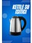 Bfs Elektrikli Paslanmaz Çelik Su Isıtcı Çelik Kettle 1.8 Lt. Uzun Ömürlü 2