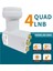 BS-000S4UNIVERSAL Quad 4'lü ( Dörtlü ) Bağımsız Lnb 1