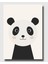 Çerçevesiz Poster | Çocuk Odası Hayvan Figürlü 3'lü Poster Seti |panda,tavşan,ayıcık,çocuk Odası Posteri 4