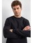 Pamuklu Regular Fit Bisiklet Yaka Sweat Erkek Sweat B35W12005 102 4