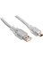 USB 2.0 1.5 Metre Şeffaf USB Am/mini 5pin Kablo 1