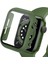 OMR02 Apple Watch Ultra 49MM Camlı Kasa Ekran Koruyucu - Koyu Yeşil 1