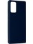 OMR02 Samsung Galaxy Note 20 Kılıf Nano Içi Kadife Silikon - Lacivert 2