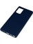 OMR02 Samsung Galaxy Note 20 Kılıf Nano Içi Kadife Silikon - Lacivert 3