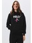 Kadın Piglet Baskılı Sweatshırt Oversize3 Iplik 1