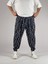 Dalga Desenli Pileli Erkek Jogger Pantolon COC1007 2