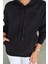 Kapüşonlu Oversize Basic Sweat 3