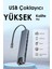 8 In 1 Type-C Çıkışlı Çoklu Çevirici Adaptör Ethernet HDMI USB Çoklayıcı Sd Tf Kart Okuyucu USB Hub 5