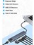 8 In 1 Type-C Çıkışlı Çoklu Çevirici Adaptör Ethernet HDMI USB Çoklayıcı Sd Tf Kart Okuyucu USB Hub 7