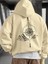 Erkek Baskılı Sweatshırt Kapüşonlu 3iplik Oversize Kesim 1