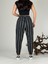 Dik Çizgi Pileli Kadın Jogger Pantolon COC1053 4