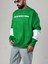 Oversize Yeşil New York Erkek Triko Sweat COC1044 3
