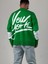 Oversize Yeşil New York Erkek Triko Sweat COC1044 4