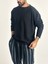 Erkek Basic Siyah Sweatshirt COC1019 1