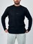 Basic Siyah Erkek Sweatshirt COC1018 4