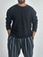 Erkek Basic Siyah Sweatshirt COC1019 3