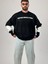 Oversize Siyah New York Erkek Triko Sweat COC1043 3
