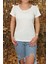 Kadın Sıfır Yaka Penye Terletmeyen Tshirt 1
