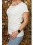 Kadın Sıfır Yaka Penye Terletmeyen Tshirt 2