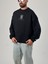 Erkek Siyah Tasarım Etnik Sweatshirt COC1047 3