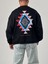 Erkek Siyah Tasarım Etnik Sweatshirt COC1047 4
