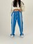 Kadın Şeritli Mavi Baggy Pantolon COC1049 1