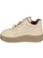 Esnek Taban Kadın Spor Ayakkabı Sneaker GJ-25K419-1 Bej 3