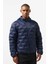 Modern Kapitone Down Fill Jacket Kaztüyü Dolgu Gizli Kapüşonlu Lacivert Mont 4