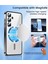 Samsung Galaxy A26 Uyumlu Magsafe Özellikli Kamera Korumalı Şeffaf Kılıf 2