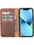 Apple iPhone 12 Mini Uyumlu Deri Cüzdanlı Kılıf G2 Antik Kahve 2
