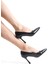 Bej E Siyah Rugan Stiletto 8