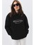 Kadın Taş Baskılı Swestshırt Oversize 3 Iplik 2