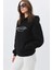Kadın Taş Baskılı Swestshırt Oversize 3 Iplik 3