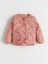 Yeni Sezon Bisiklet Yaka Kapitone Desenli Kız Çocuk Mont 1