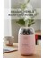 H16 Pembe Odun Ateşi Efekli Hava Nemlendirici Buhar Makinesi 280ML LED Işıklı Sessiz Çalışma 2