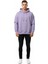Lila Oversize Üç Ip Unisex Sweatshirt 2