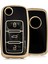 Jetta Golf5 Golf6 Beetle Polo Caddy 3 Buton Sustalı Nano Anahtar Kılıfı - Siyah 1