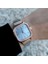 Quartz,Gümüş, Rose, Çift Renk, Metal Kordon, Vintage, Kare , Minimal Çelik, Kadın Kol Saati 3
