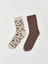 Desenli Kadın Soket Çorap 2'li (W5) 1