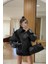 Siyah Oversize Deri Ceket 3