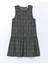 Lcw Kids Gri Bisiklet Yaka Ekose Kız Çocuk Tüvit Elbise 1