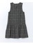 Lcw Kids Gri Bisiklet Yaka Ekose Kız Çocuk Tüvit Elbise 2